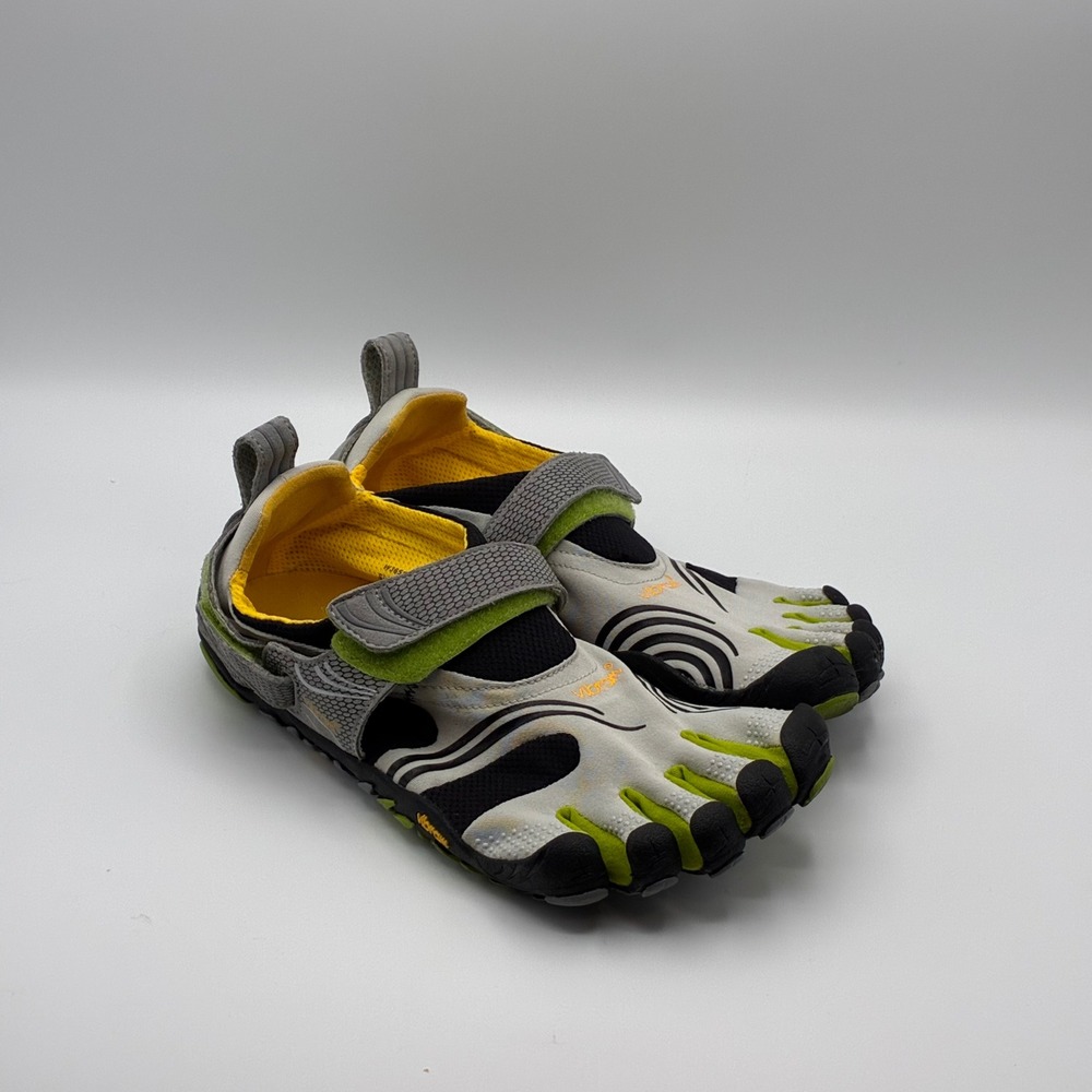 Vibram FiveFingers KMD Sport LS Womens Size 40 Grey Green Barefoot Shoes W3651